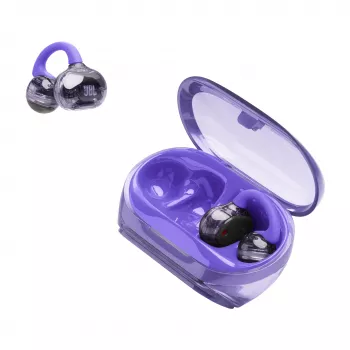 Headset JBL Soundgear Clips True Wireless Stereo (TWS) gancho de orelha chamadas/música Bluetooth roxo
