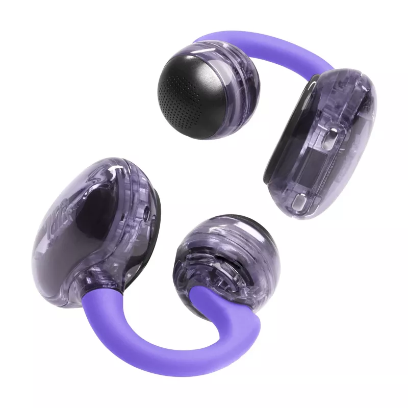 Headset JBL Soundgear Clips True Wireless Stereo (TWS) gancho de orelha chamadas/música Bluetooth roxo