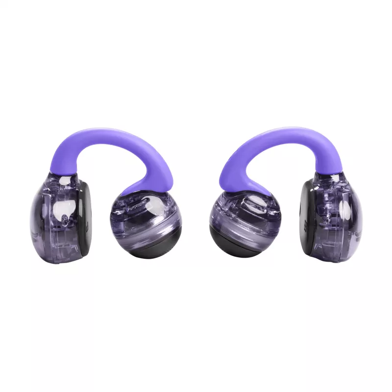 Headset JBL Soundgear Clips True Wireless Stereo (TWS) gancho de orelha chamadas/música Bluetooth roxo