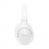 Headset JBL Tune 730BT sem fios Bluetooth supra-aural branco, 20–20000 Hz, 218,2 g