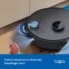 Aspirador robô TP-Link Tapo RV50 Pro Omni — depósito de pó 0,28 L, bateria 5200 mAh, estação base com depósito de pó 3 L