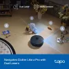 Aspirador robô TP-Link Tapo RV50 Pro Omni — depósito de pó 0,28 L, bateria 5200 mAh, estação base com depósito de pó 3 L