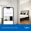 TP-Link Tapo C250 câmara Wi-Fi de segurança doméstica com IA e movimento horizontal/vertical, 4K 8 MP (3840 x 2160), branca
