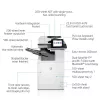 HP Color LaserJet Enterprise Flow MFP M776zs, Laser, Impressão a cores, 1200 x 1200 DPI, A3, Impressão direta, Preto, Branco