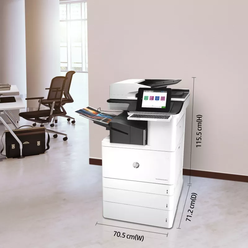 HP Color LaserJet Enterprise Flow MFP M776zs, Laser, Impressão a cores, 1200 x 1200 DPI, A3, Impressão direta, Preto, Branco