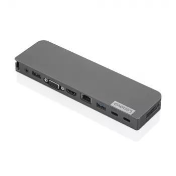 Cabo Lenovo USB-C Mini Dock USB 3.2 Gen 1 (3.1 Gen 1) Type-C Cinzento