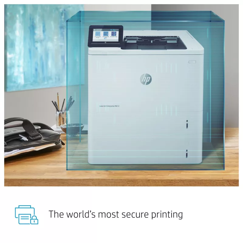 Impressora HP LaserJet Enterprise M612dn Laser Branco