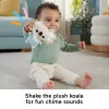 Manta de atividades Fisher-Price Sensimals Simply Senses para recém-nascido Tapete de atividades para bebé com 6 brinquedos sensoriais