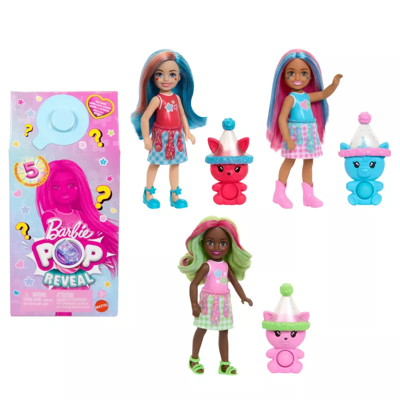 Boneca de moda Mattel Barbie Pop Reveal JCN90 Multicolorido