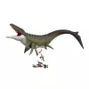 Figura de ação Jurassic World Rebirth Super Colossal Mosasaurus, brinquedo dinossauro