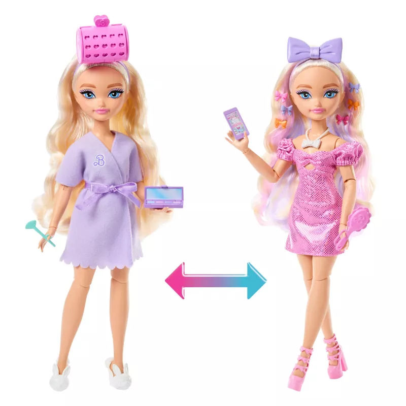 Boneca de moda Barbie Dream Besties Malibu com acessórios surpresa e mais de 15 looks
