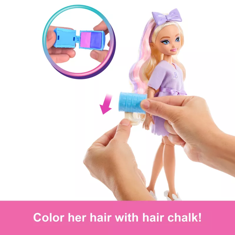 Boneca de moda Barbie Dream Besties Malibu com acessórios surpresa e mais de 15 looks
