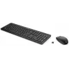 Conjunto de rato e teclado sem fios HP 235, sem fios, RF wireless, mecânico, QWERTY, preto, rato incluído