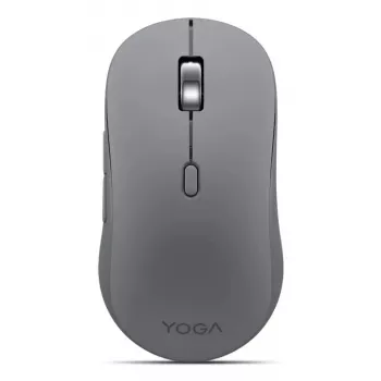Rato sem fios ambidestro Lenovo Yoga Office Bluetooth 5.3 ótico 4000 DPI, 8 botões, cinzento, pilha AA