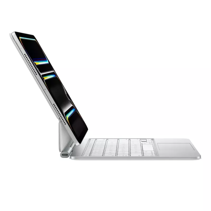 Teclado Apple Magic QWERTY russo branco com trackpad para iPad Pro 11 polegadas