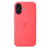 Capa de silicone com MagSafe para Apple iPhone 17 — Bright Guava, compatível com ecrã de 6,3 polegadas (16 cm)