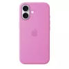 Capa de silicone com MagSafe para Apple iPhone 17 — lavanda, forro de microfibra, compatível com 6,3 polegadas