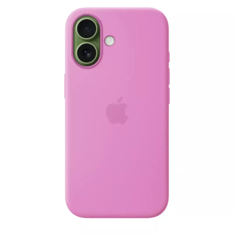Capa de silicone com MagSafe para Apple iPhone 17 — lavanda, forro de microfibra, compatível com 6,3 polegadas