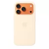 Capa de silicone com MagSafe para Apple iPhone 17 Pro – baunilha, compatível com ecrã de 16 cm (6,3 polegadas)