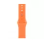 Pulseira desportiva para Apple Watch 46 mm — clementina (laranja), tamanho S/M, pulso 140–190 mm