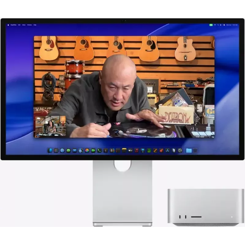 Monitor Apple Studio Display XDR — 27 polegadas 5K (5120×2880), LED, vidro nano-texturizado, suporte ajustável em inclinação e altura, prateado