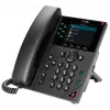 HP Poly VVX 350 Telefone IP de 6 linhas com PoE, Telefone IP, preto, auscultador com fios, 6 linhas, LCD, 8,89 cm (3,5 polegadas)