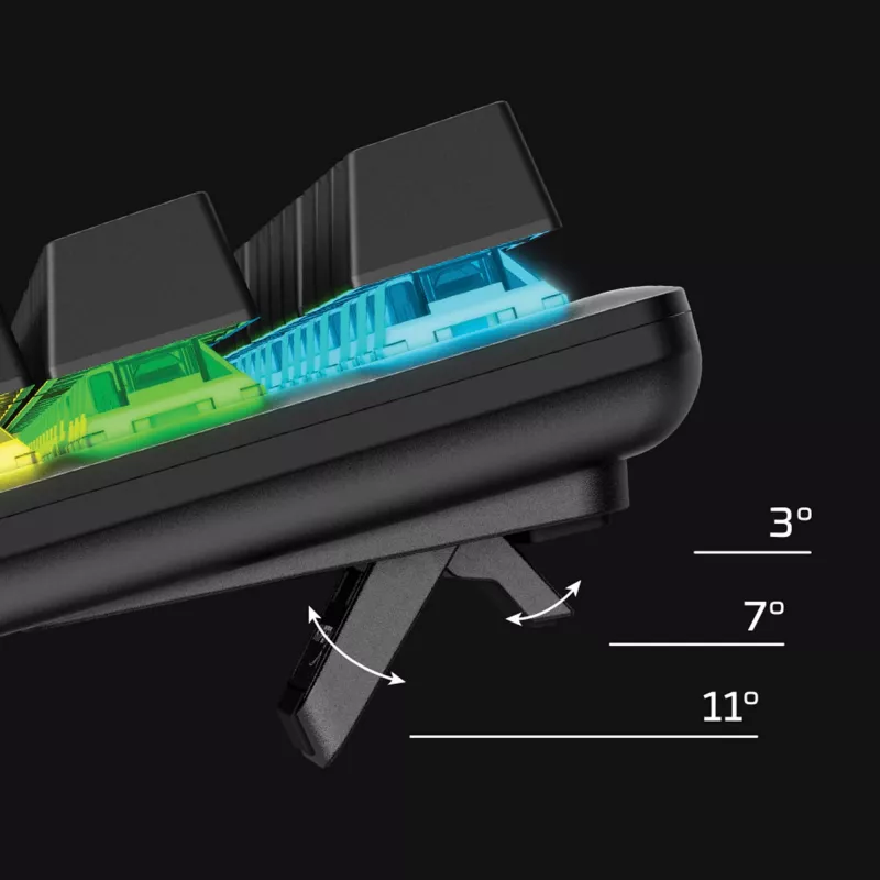 HyperX Alloy Origins Core PBT HX Aqua – Teclado mecânico para gaming