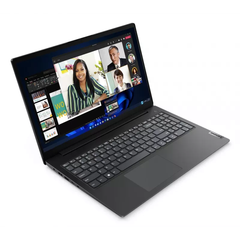 Portátil Lenovo V15 G4 AMN AMD Ryzen™ 3 7320U 39,6 cm (15,6 polegadas) Full HD 8 GB LPDDR5-SDRAM 256 GB SSD Wi-Fi 5 (802.11ac) Windows 11 Home francês preto