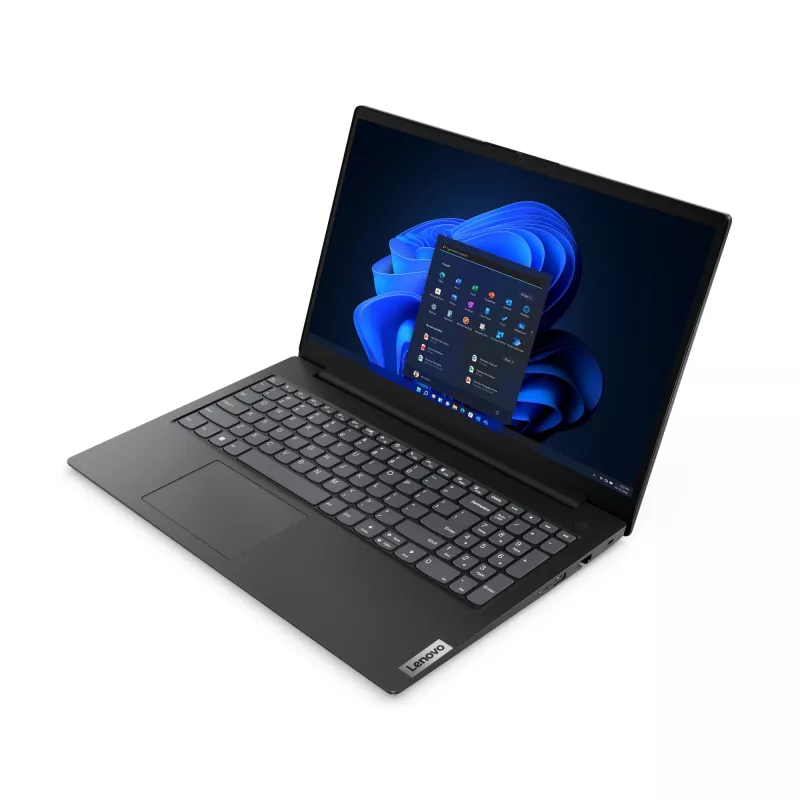 Portátil Lenovo V15 G4 AMN AMD Ryzen™ 5 7520U 39,6 cm (15,6 polegadas) Full HD 16 GB LPDDR5-SDRAM 512 GB SSD Wi-Fi 5 (802.11ac) Windows 11 Home alemão preto