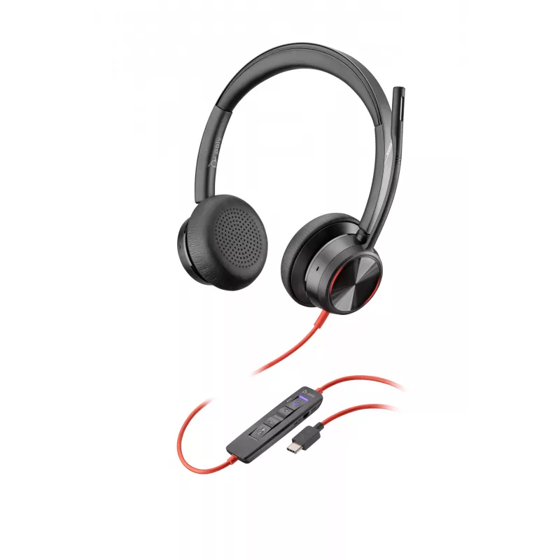 Auscultador HP Poly Poly Blackwire 8225 Certificado Microsoft Teams USB-C