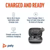HP Poly Voyager Free 60 UC M Carbon preto auriculares +BT700 adaptador USB-C +Basic Charge Case