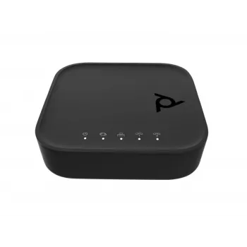 Adaptador de porta de voz POLY ATA 402 2FXS adaptador VoIP com Open SIP, G.711/OPUS, corrente contínua, entrada 100–240 V AC