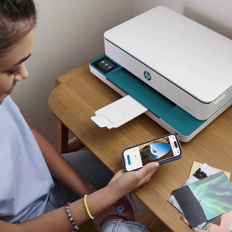 Impressora multifunções a cores sem fio HP ENVY 6122e, Instant Ink; impressão de fotografias