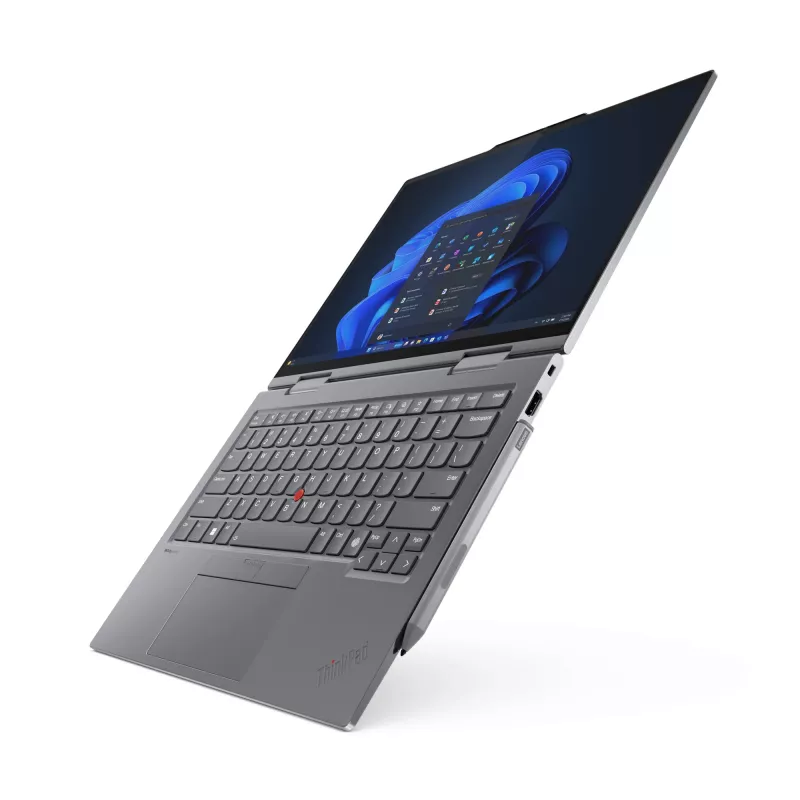 Lenovo ThinkPad X1 2-in-1 Gen 9 Intel Core Ultra 7 155U híbrido (2-in-1) 35,6 cm (14 polegadas) ecrã tátil WUXGA 16 GB LPDDR5x-SDRAM 512 GB SSD Wi-Fi 6E (802.11ax) Windows 11 Pro alemão cinzento