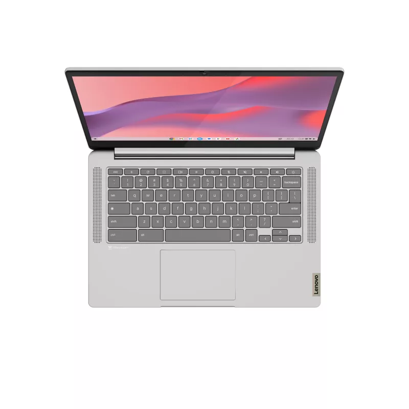 Portátil Lenovo IdeaPad Slim 3 Chrome 14M868 MediaTek Kompanio 520 Chromebook 35,6 cm (14 polegadas) Full HD 4 GB LPDDR4x-SDRAM 128 GB eMMC Wi-Fi 6 (802.11ax) ChromeOS alemão cinzento