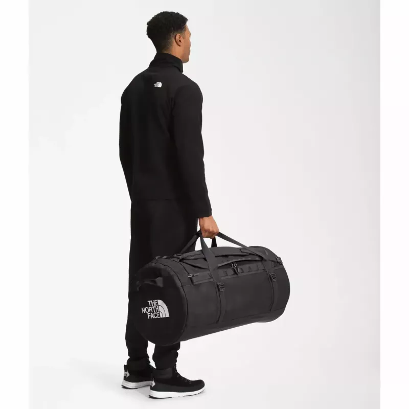 Saco de viagem The North Face Base Camp Duffel L 95 L preto