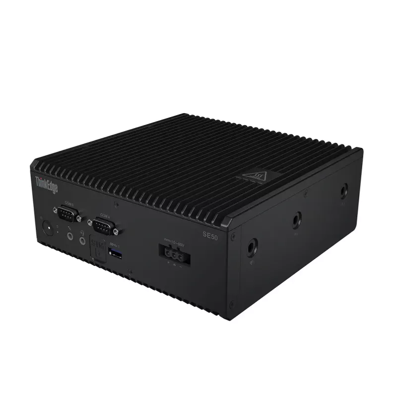 Lenovo ThinkEdge SE50 Intel® Core™ i5 i5-8365UE 16 GB DDR4-SDRAM 512 GB SSD Windows 11 IoT Enterprise Mini-PC preto
