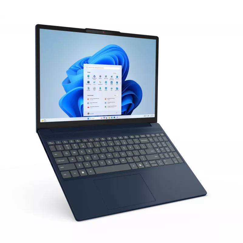 Lenovo IdeaPad slim 3 15IRH10 Intel® Core™ i5 i5-13420H Portátil 38,9 cm (15,3 polegadas) WUXGA 16 GB DDR5-SDRAM 512 GB SSD Wi-Fi 6 (802.11ax) inglês azul