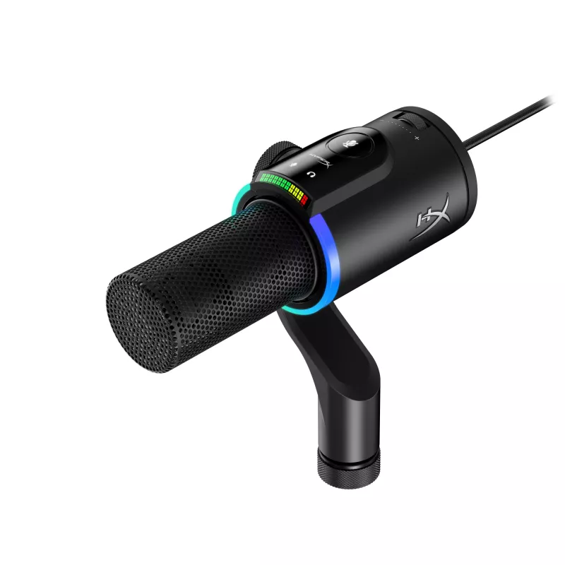HyperX FlipCast – Microfone dinâmico USB/XLR (preto), Microfone dinâmico, -10 dB, 20 - 20000 Hz, 0,05 %, 1 Ω, 192 kHz