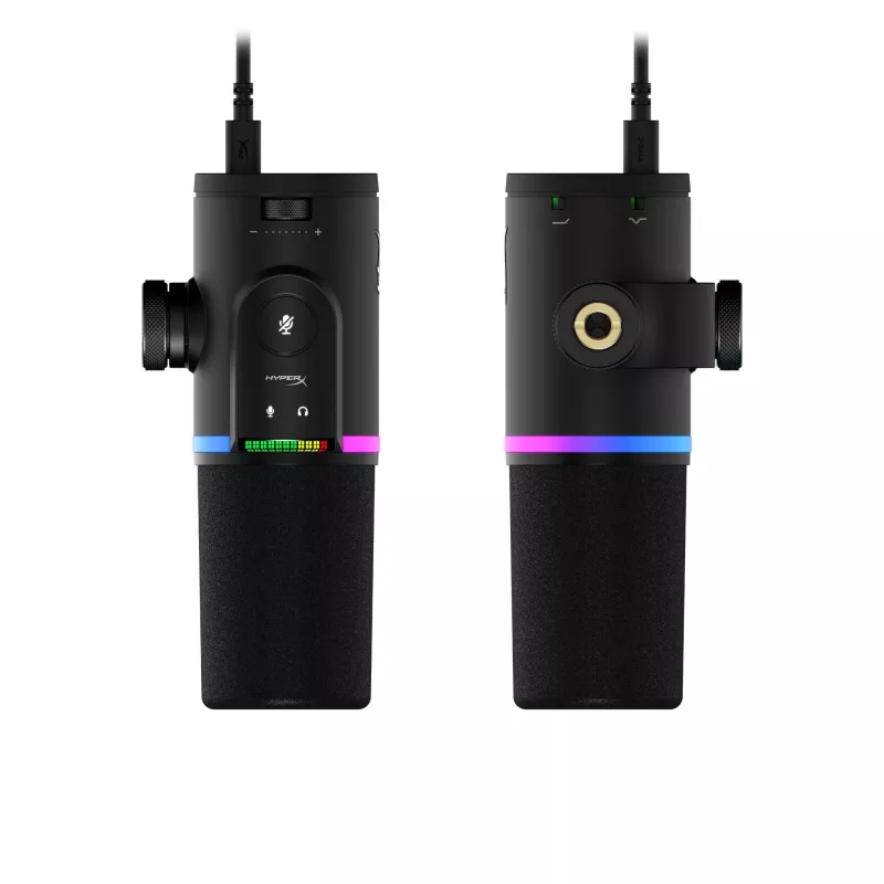 HyperX FlipCast – Microfone dinâmico USB/XLR (preto), Microfone dinâmico, -10 dB, 20 - 20000 Hz, 0,05 %, 1 Ω, 192 kHz