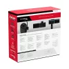 HyperX FlipCast – Microfone dinâmico USB/XLR (preto), Microfone dinâmico, -10 dB, 20 - 20000 Hz, 0,05 %, 1 Ω, 192 kHz