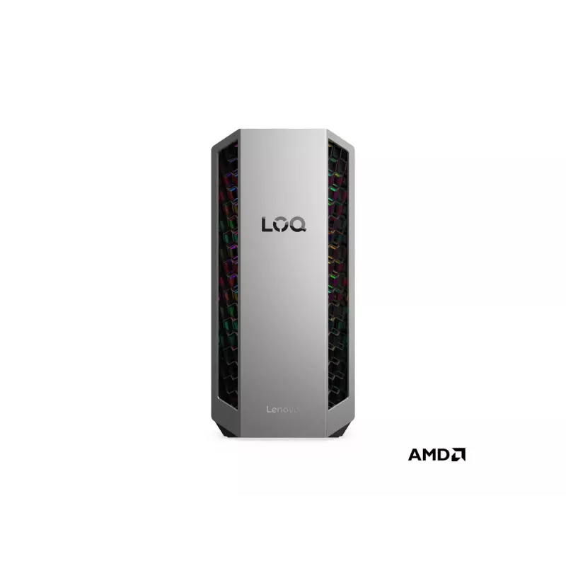 Torre de secretária Lenovo LOQ 26ADR10 — AMD Ryzen 7 8745HX, 32 GB DDR5 (2×16 GB), 1 TB, NVIDIA GeForce RTX 5060 Ti, Windows 11 Home