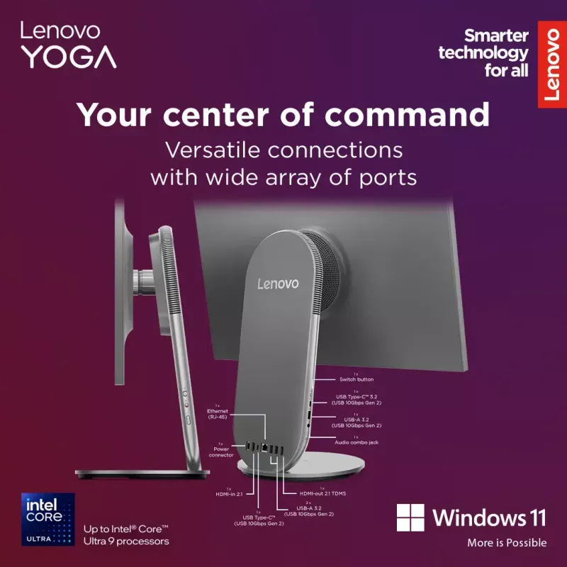 Desktop All-in-One Lenovo Yoga AIO 9 27IAH10 — 27