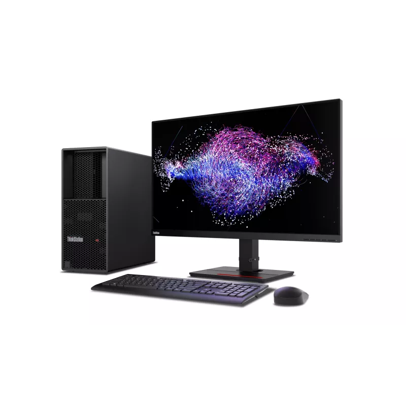 Workstation Lenovo ThinkStation P3 Tower Gen 2 Intel Core Ultra 9 285K 128 GB DDR5-SDRAM 2 TB SSD Windows 11 Pro Preto