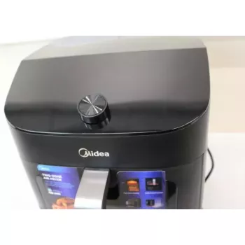 Fritadeira de ar quente Midea MAD1100DADK 1850 W com 6,4 l de volume total (4,4 l de cesto)