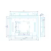 ProDVX FM-10S — suporte de monitor preto, 270×188×27,4 mm, 0,67 kg, 1 unid.