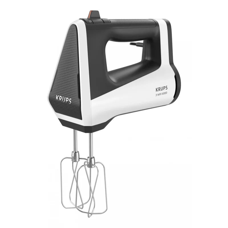 Batedeira de mão Krups 3MIX 6000 600 W cinzento, branco