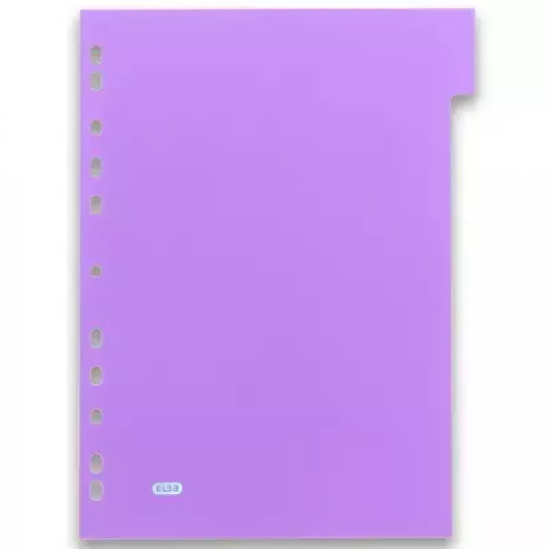 Separador Elba Oxford 400005445 — A4 polipropileno (PP), cores sortidas, 6 unid., 227×300 mm