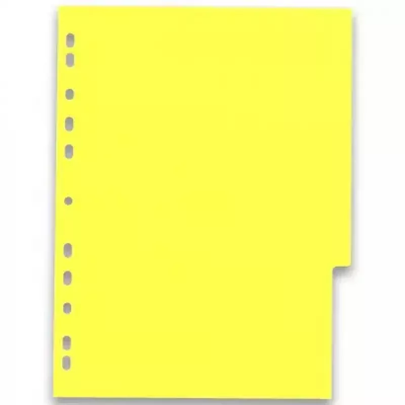Separador Elba Oxford 400005445 — A4 polipropileno (PP), cores sortidas, 6 unid., 227×300 mm