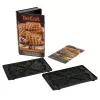 Tefal XA800612 placas para waffles em forma de coração para SW852 Sandwich Maker, preto